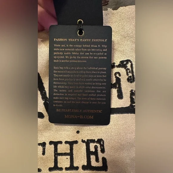 NWT Blame It On the Weekend Mona B Tote - Picture 4 of 10